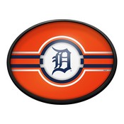 Detroit Tigers: Oval Slimline Lighted Wall Sign, FNB-MBDETT-140-01A