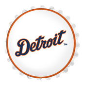 Detroit Tigers: Wordmark - Bottle Cap Wall Light, MBDETT-215-02