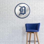 Detroit Tigers: Modern Disc Mirrored Wall Sign, AGS-MBDETT-235-01A