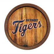 Detroit Tigers: Weathered "Faux" Barrel Top Sign, FNB-MBDETT-240-03