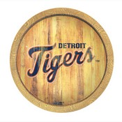 Detroit Tigers: Weathered "Faux" Barrel Top Sign, FNB-MBDETT-240-03