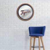 Detroit Tigers: Logo - "Faux" Barrel Top Mirrored Wall Sign, AGS-MBDETT-245-02A