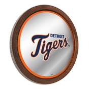 Detroit Tigers: Logo - "Faux" Barrel Top Mirrored Wall Sign, AGS-MBDETT-245-02A