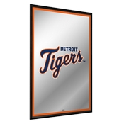 Detroit Tigers: Vertical Framed Mirrored Wall Sign, AGS-MBDETT-275-01A