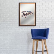 Detroit Tigers: Vertical Framed Mirrored Wall Sign, AGS-MBDETT-275-01A