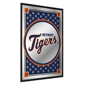 Detroit Tigers: Vertical Team Spirit - Framed Mirrored Wall Sign, MBDETT-275-02