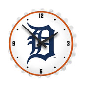 Detroit Tigers: Bottle Cap Lighted Wall Clock, MBDETT-545-01