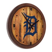 Detroit Tigers: "Faux" Barrel Top Clock, FNB-MBDETT-560-01