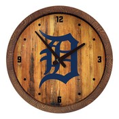 Detroit Tigers: "Faux" Barrel Top Clock, FNB-MBDETT-560-01