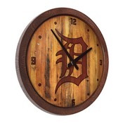 Detroit Tigers: Branded "Faux" Barrel Top Clock, FNB-MBDETT-560-02