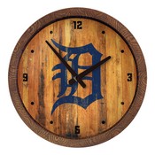 Detroit Tigers: Weathered "Faux" Barrel Top Clock, FNB-MBDETT-560-03