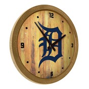 Detroit Tigers: "Faux" Barrel Top Clock, FNB-MBDETT-560-01