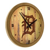 Detroit Tigers: Branded "Faux" Barrel Top Clock, FNB-MBDETT-560-02