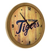 Detroit Tigers: Logo - "Faux" Barrel Top Clock, FNB-MBDETT-560-04