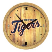 Detroit Tigers: Logo - "Faux" Barrel Top Clock, FNB-MBDETT-560-04