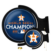 Houston Astros: World Series Champs - Original Round Rotating Lighted Wall Sign, MBHOUS-115-99
