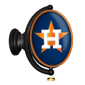 Houston Astros: Original Oval Rotating Lighted Wall Sign, FNB-MBHOUS-125-01A