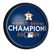 Houston Astros: World Series Champs - Round Slimline Lighted Wall Sign, MBHOUS-130-99