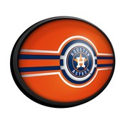 Houston Astros: Oval Slimline Lighted Wall Sign, FNB-MBHOUS-140-01A