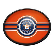 Houston Astros: Oval Slimline Lighted Wall Sign, FNB-MBHOUS-140-01A