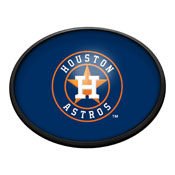 Houston Astros: Logo - Oval Slimline Lighted Wall Sign, MBHOUS-140-02