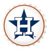 Houston Astros: Logo - Bottle Cap Wall Light, MBHOUS-215-02