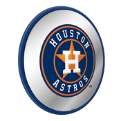 Houston Astros: Modern Disc Mirrored Wall Sign, AGS-MBHOUS-235-01A