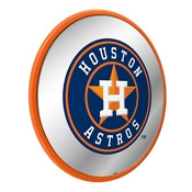 Houston Astros: Modern Disc Mirrored Wall Sign, AGS-MBHOUS-235-01A