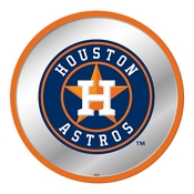 Houston Astros: Modern Disc Mirrored Wall Sign, AGS-MBHOUS-235-01A