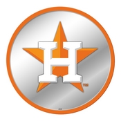 Houston Astros: Logo - Modern Disc Mirrored Wall Sign, AGS-MBHOUS-235-02A