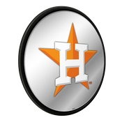 Houston Astros: Logo - Modern Disc Mirrored Wall Sign, AGS-MBHOUS-235-02A