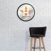 Houston Astros: Logo - Modern Disc Mirrored Wall Sign, AGS-MBHOUS-235-02A