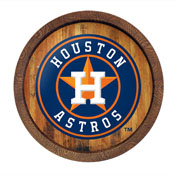 Houston Astros: "Faux" Barrel Top Sign, FNB-MBHOUS-240-01