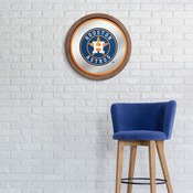 Houston Astros: "Faux" Barrel Top Mirrored Wall Sign, AGS-MBHOUS-245-01A