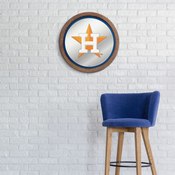 Houston Astros: Logo - "Faux" Barrel Top Mirrored Wall Sign, AGS-MBHOUS-245-02A