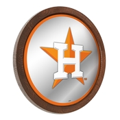 Houston Astros: Logo - "Faux" Barrel Top Mirrored Wall Sign, AGS-MBHOUS-245-02A