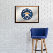Houston Astros: Framed Mirrored Wall Sign, AGS-MBHOUS-265-01A