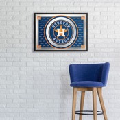 Houston Astros: Team Spirit - Framed Mirrored Wall Sign, AGS-MBHOUS-265-02A