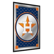 Houston Astros: Vertical Team Spirit - Framed Mirrored Wall Sign, MBHOUS-275-02