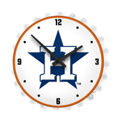 Houston Astros: Logo - Bottle Cap Lighted Wall Clock, MBHOUS-545-02