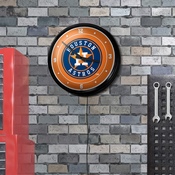 Houston Astros: Wordmark - Retro Lighted Wall Clock, MBHOUS-550-02