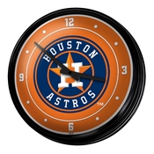 Houston Astros: Wordmark - Retro Lighted Wall Clock, MBHOUS-550-02
