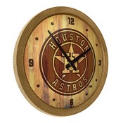 Houston Astros: Branded "Faux" Barrel Top Clock, FNB-MBHOUS-560-02