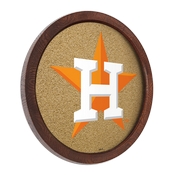 Houston Astros: Logo - "Faux" Barrel Framed Cork Board, AGS-MBHOUS-632-02A