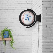 Kansas City Royals: Baseball - Original Round Rotating Lighted Wall Sign, MBKCTY-115-31
