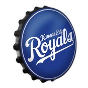 Kansas City Royals: Wordmark - Bottle Cap Wall Sign, MBKCTY-210-02