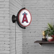 Los Angeles Angels: Original Oval Rotating Lighted Wall Sign, FNB-MBLAAN-125-01A