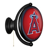Los Angeles Angels: Original Oval Rotating Lighted Wall Sign, FNB-MBLAAN-125-01A