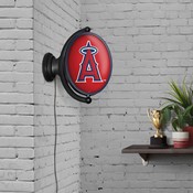 Los Angeles Angels: Original Oval Rotating Lighted Wall Sign, FNB-MBLAAN-125-01A