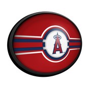 Los Angeles Angels: Oval Slimline Lighted Wall Sign, FNB-MBLAAN-140-01A